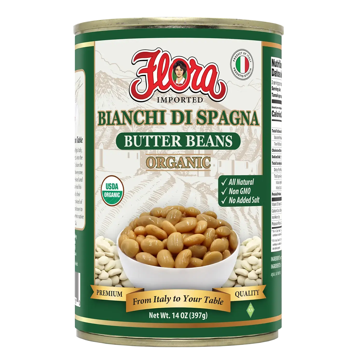 Butter Beans - Organic - 14 oz