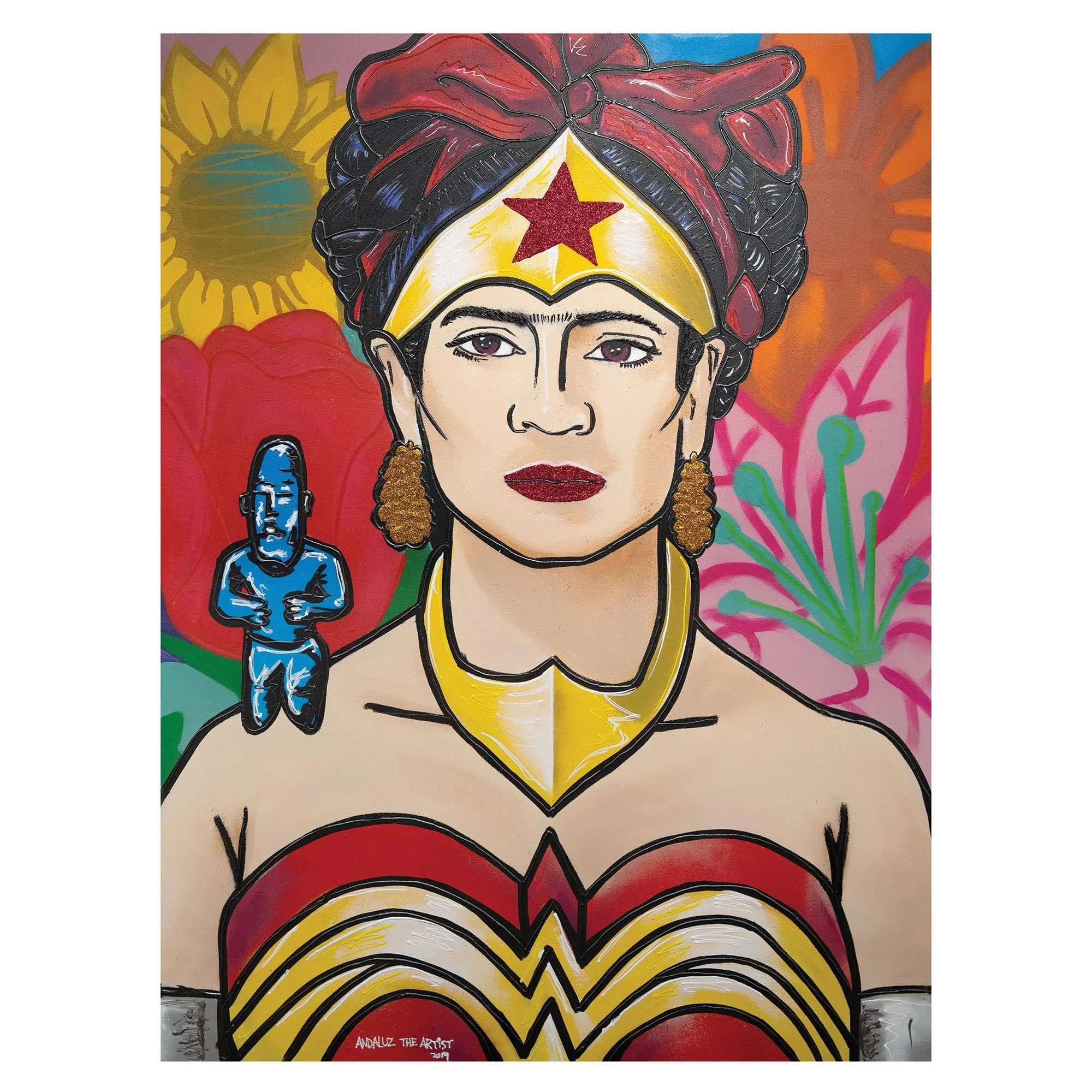 Frida Kahlo Wonder Woman Limited Edition print - TikTok Shop