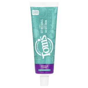 Tom's of Maine Whole Care®, Anticavity Toothpaste with Fluoride, Wintermint, 4 oz (113 g)