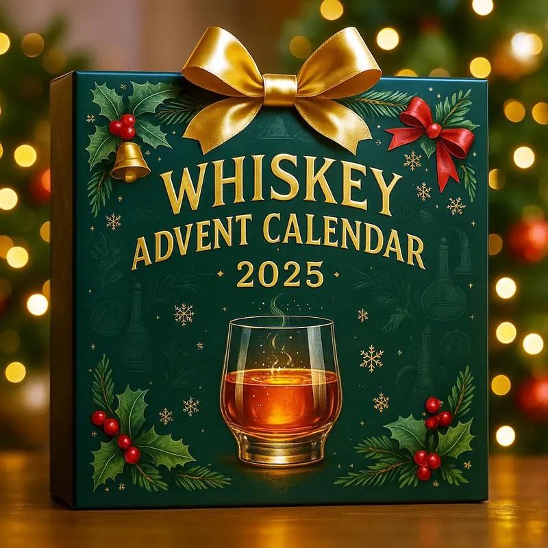 2025 Edition Whiskey Christmas Calendar Gift Box - 24 Daily Acrylic Flat Whiskey Samples (Non-Physical), Power-Free, Ideal Christmas Party Gift & Festive Home/Kitchen Decoration 2025 Edition Whiskey Christmas Calendar Gift Box - 24 Daily Acrylic Flat Whiskey Samples (Non-Physical), Power-Free, Ideal Christmas Party Gift & Festive Home/Kitchen Decoration