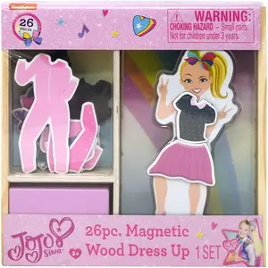 JoJo Siwa - 26 Piece Magnetic Wood Dress Up