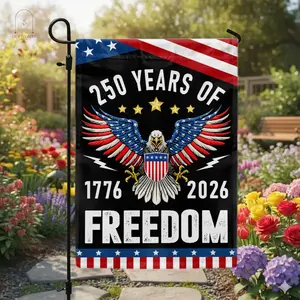 250 Years of Freedom Flag, Celebrate 250th Anniversary Flag, 250th Anniversary America, United States 1776-2026 Patriotic Eagle, Usa Flag