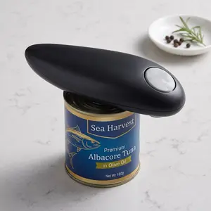 Automatic Electric Can Opener - 1-Button Start, Fast Safe Smooth Edge Cutting, Hands-Free Kitchen Tool for Arthritis Weak Hands, Ideal Gift for Elderly Parents, Fits Various Can Sizes