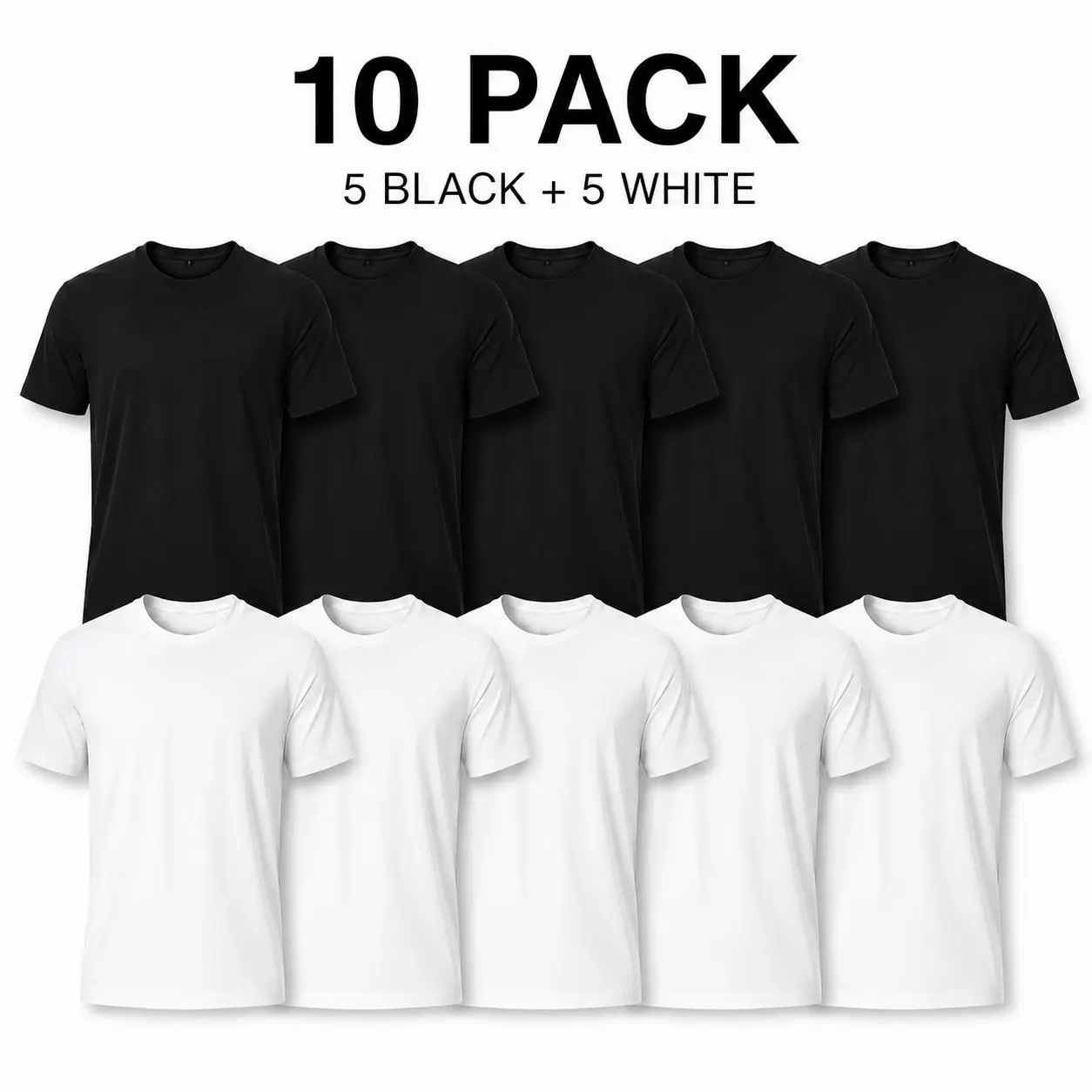 5 Black+5 White