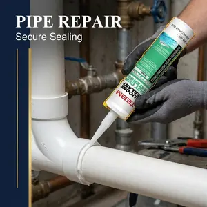 Waterproof Sealant, Transparent Silicone Gel, Durable and Long-Lasting, Strong Adhesive, Leak Proof Seal, Ideal for Kitchen Sink, Bathroom Tiles, Outdoor Use