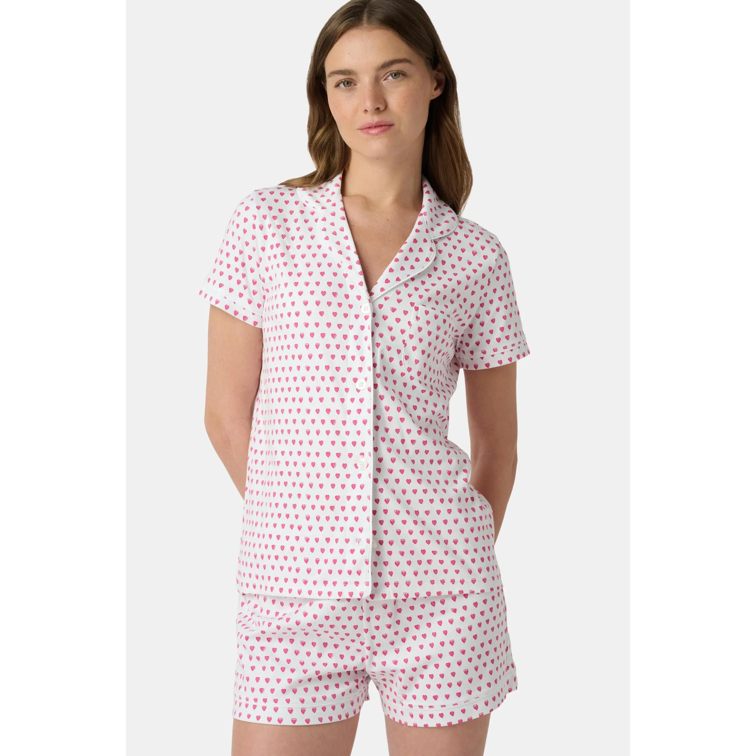 Hearts Polo Pajamas