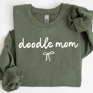 Doodle Mom Sweatshirt, Gift For Labradoodle Mom, Dog Lover Sweater, Dog Mom Sweatshirt, Gift For Mother Day, Gift For Her