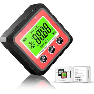 Digital Angle Finder  Table  Digital Angle Gauge - 4 Sided  Digital Angle Finder Gauge Protractor Angle Cube Digital Protractor Bevel Gauge