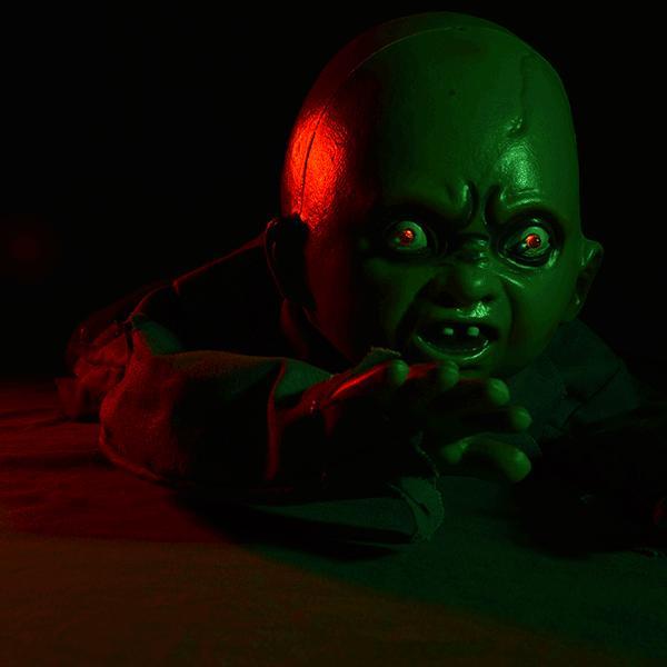 Yescom Animated Crawling Baby Zombie Halloween Decoration Prop
