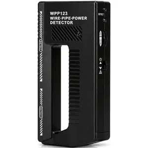 WPP123 Wire & Pipe Detector - Detects Live AC Wires & Metal Pipes in Walls - LED & Sound  - Adjustable Sensitivity - DIY Indoor Wall Safety Tool (Drywall Use)