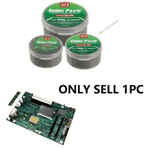 High Temperature Solder Paste 217℃, Sn99% Ag0.3% Cu0.7%, for Ic/pcb/bga/smd Repair, No Clean Needed, Includes Tool Shovel