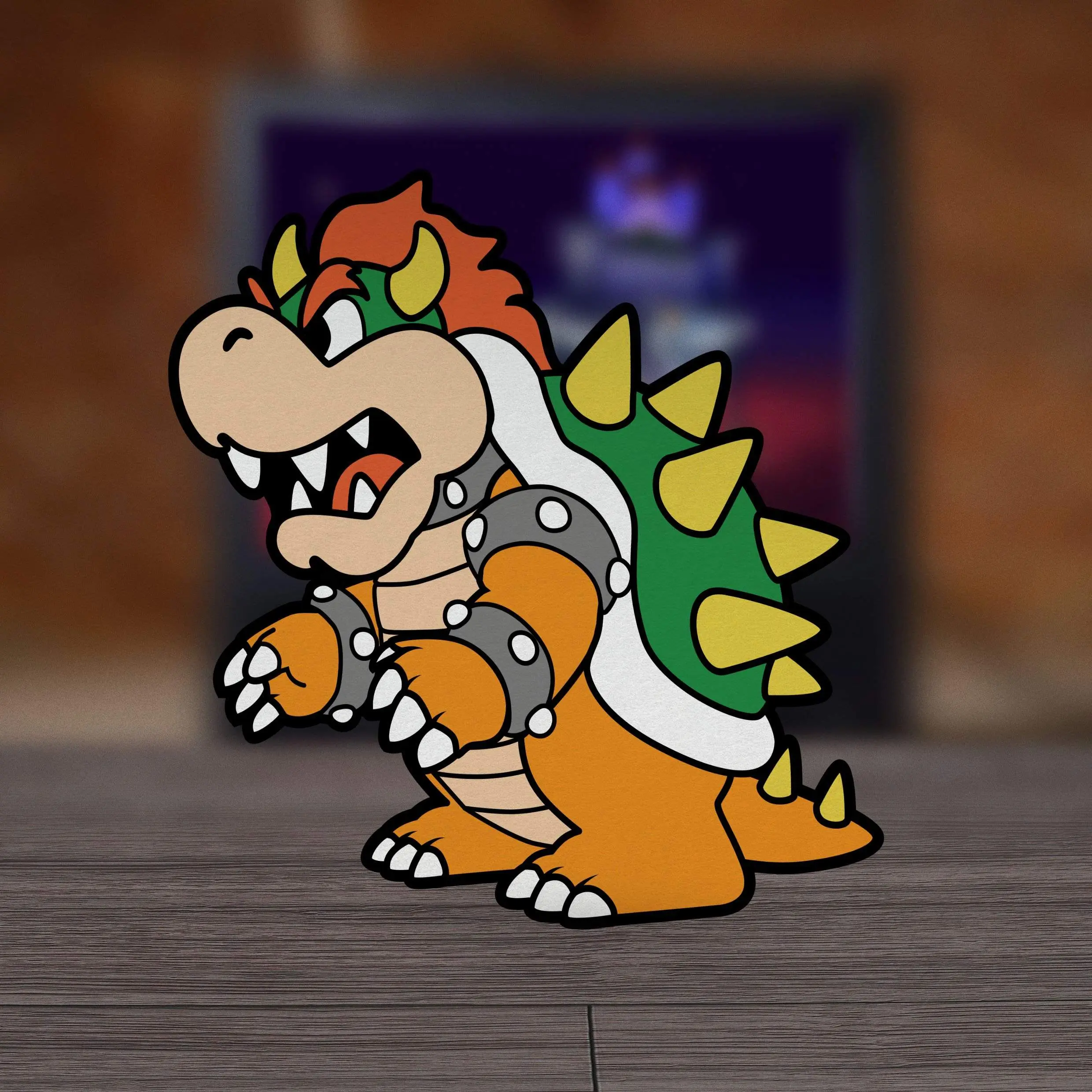 Paper Bowser Sticker