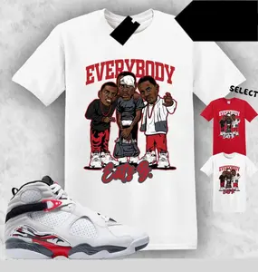 8 Bugs Bunny Shirt, 8 Bunny Graphic T-Shirt, Everybody Eats B Tee Match Sneaker, Year-Round Style, Easy to Wear, Full Size Range