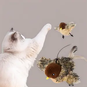 Flappy BIRDS 2.4G Remote Control Cat : With USB Charging & Intelligent Interaction, Unleashes Hunting Instinct with Fun Chasing Play for Indoor Cats, Keeps Cats Engaged and Physically Stimulated, A Great Pet Gift or Essential Access Flappy Bird Christm In