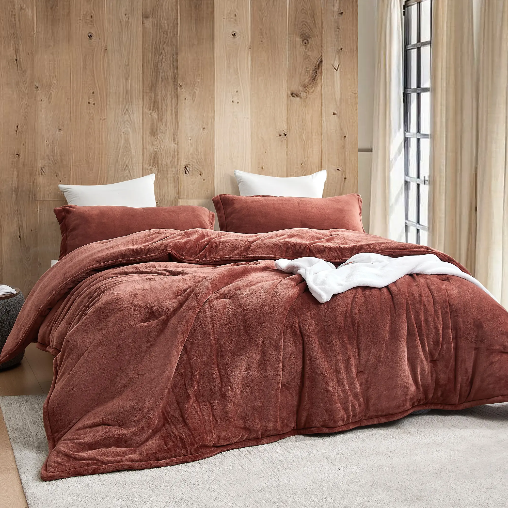 Coma Inducer Oversized Comforter Set - Wait Oh What - Maple Syrup Coma Inducer Oversized Comforter Set - Wait Oh What - Maple Syrup