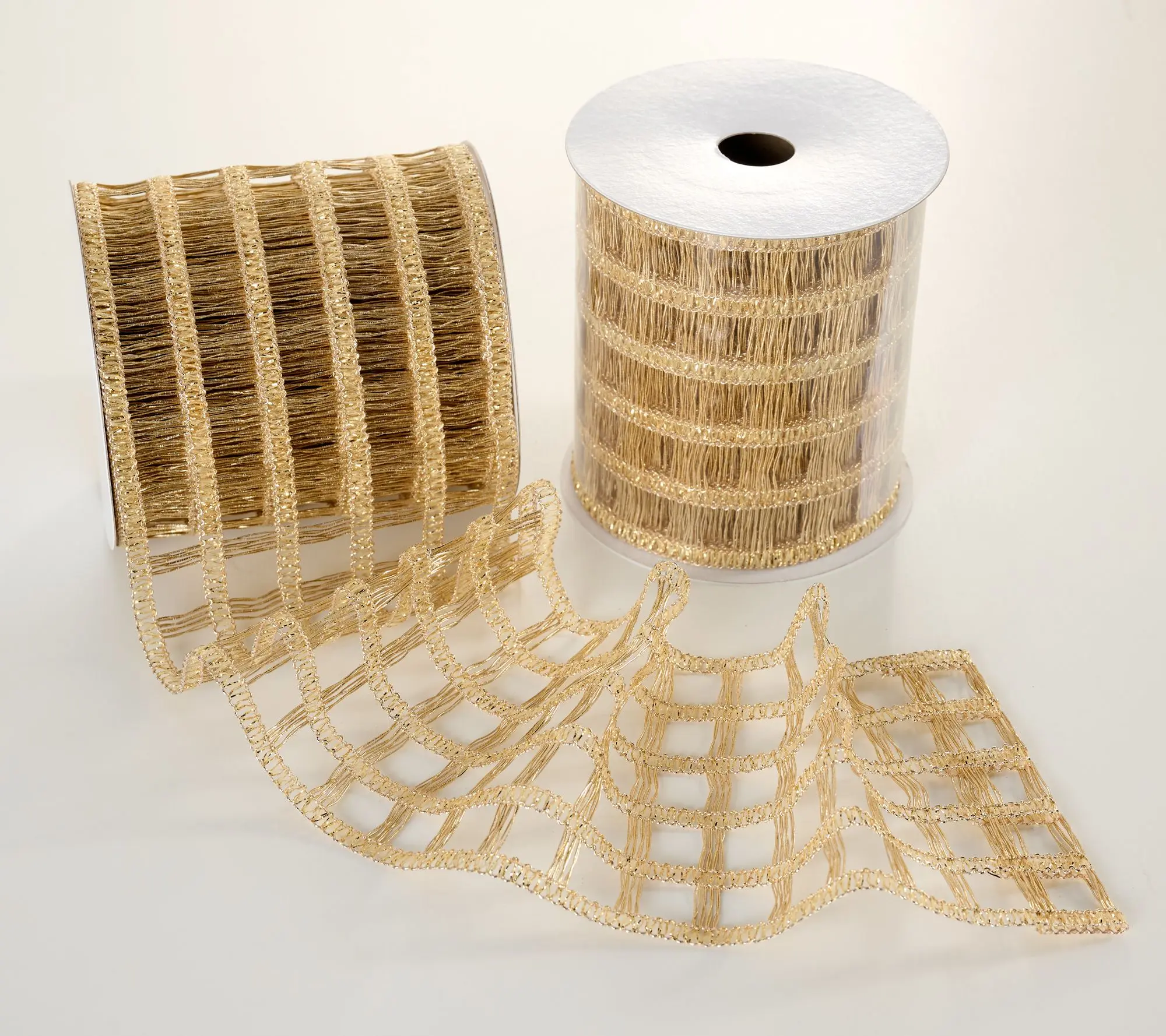 Set-2 4" x 5 Yards Ribbon Spools by Valerie Set-2 4" x 5 Yards Ribbon Spools by Valerie
