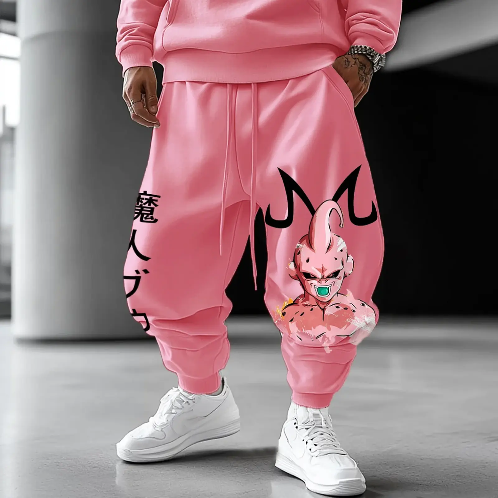 Unisex Majin Buu Jogger Pants, Majin Buu Sweat Pants, Dragon Ball Pant For Fan, Anime Lover