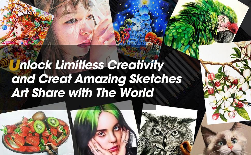 120 Colored Pencils Kit, Oil-Based Soft Core Art Supplies with Zipper Case, Ideal for Sketching and Shading, Professional Drawing Pencil Set