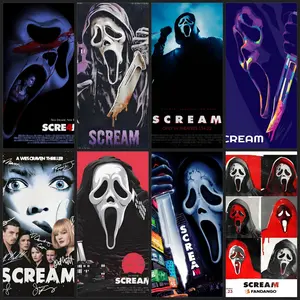 Scream Minimalist Movie Poster Vintage Poster 90s Canvas Wall Art Room Aesthetic Decor Posters