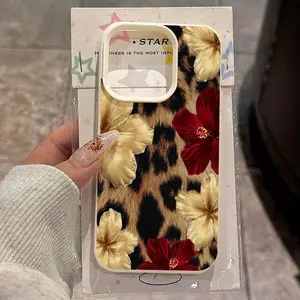 The Leopard Print Floral Design Is a Stylish And Unique Pattern Suitable for Iphone 16 Pro Max Cases, As Well As for iphone 15 Pro Max/14/16 Plus/15/13 Pro/12/11. It Features a Minimalist TPU Material That Is Shockproof And Offers Fashionable Protection w