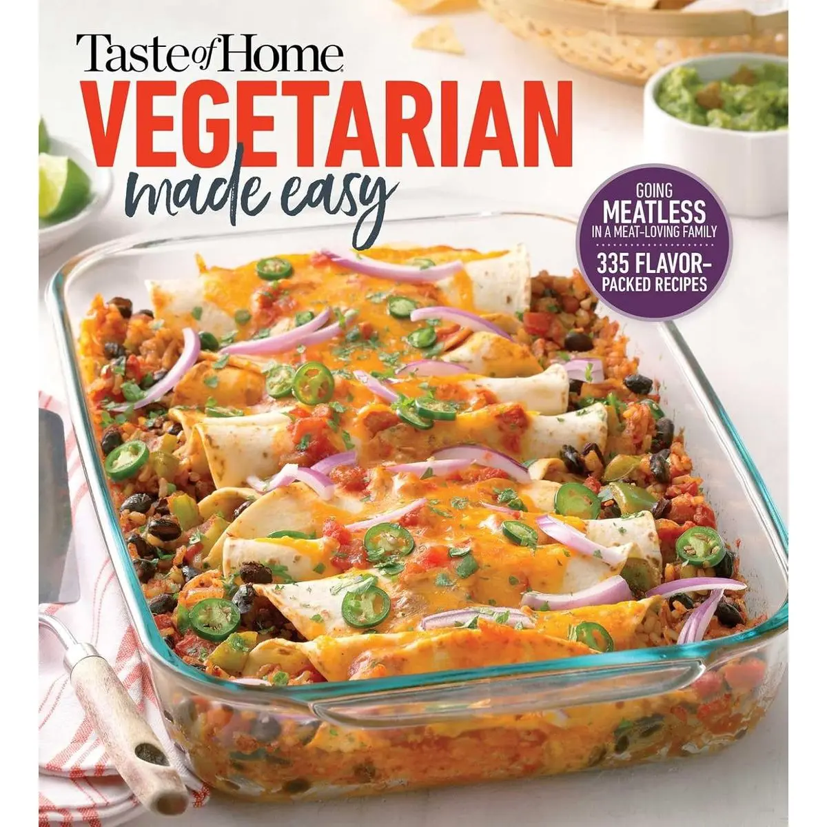 Taste of Home Vegetarian Made Easy: 335 Delicious Meatless Recipes with Tips for Every Table Paperback – July 14, 2020