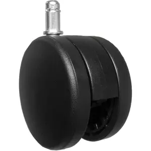 3" (75mm)  Replacement Office Chair Caster Rollers - Standard Wheel (Set of 5) - S5110
