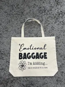 Emotional Baggage Tote, Tote Bag, Tote