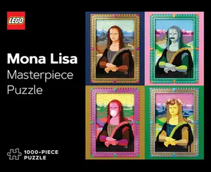 Lego Masterpiece Puzzle: Mona Lisa 1000-Piece Puzzle -- Lego, Jigsaw