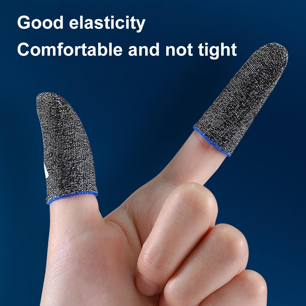 Mobile Game Fingertip Gloves For Gamer Sweatproof Anti-slip Touch Screen Finger Sleeve Breathable Gaming Finger Cover