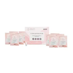 Thealto Skincare Neck And Chin Lifting Mask, 10 Gel Mask Kit With Serum Applicator Bottle,  Skin Repair To Reduce Sagging Skin And Improve Firming. Rejuvenating For Neck and Jawline.