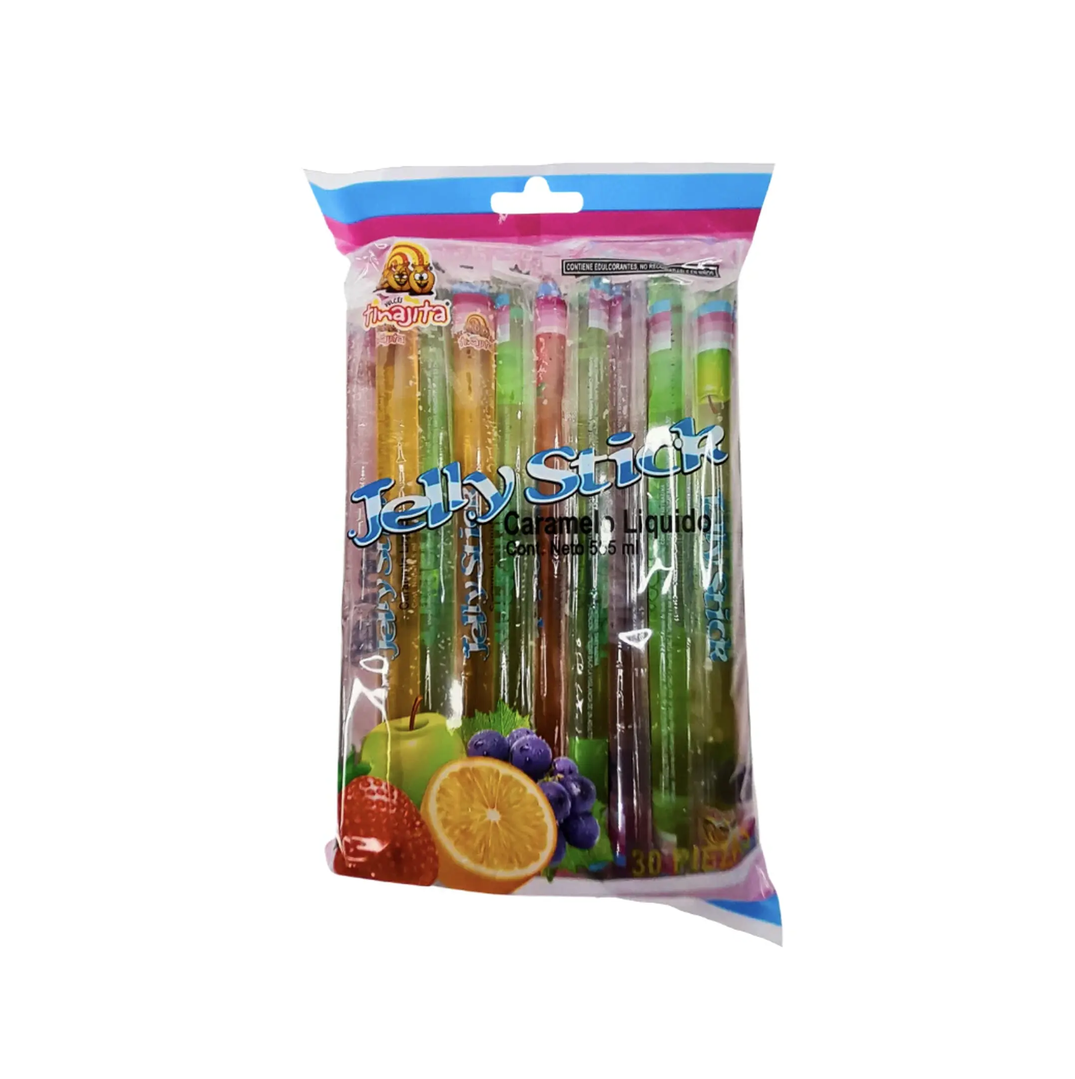 Tinajita Jelly Stick Fruit Mexican Snack Candy 30 Pieces