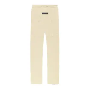 Kids' Unisex Relaxed Sweatpant in Egg Shell, Casual Full Length Loose-Fitting Lounge Pants for Boys & Girls