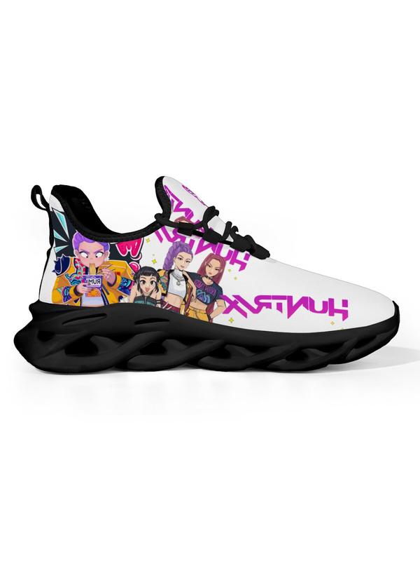 Kids K-Pop Hunterix Casual Shoes, Casual Jogging Shoes, Lightweight Comfortable Sports Sneakers, Trendy Trainers with Textile Upper and EVA Sole for All Seasons
