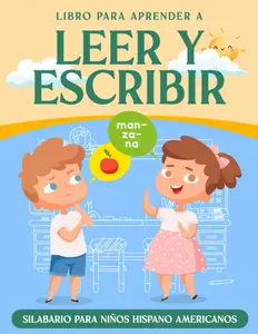 Aprender a Leer y Escribir en Español: Cuaderno de caligrafía para niños - Aprender a leer español para niños