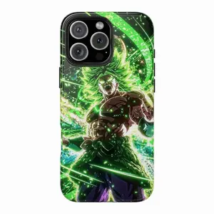 Golden Warrior Anime Phone Case – Saiyan Power Inspired Design TGF