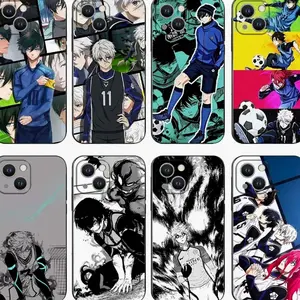 Anime Blue Lock Phone Case Cover Compatible with iPhone X, 11, 12, 13, 14, 15, 16, 17 Plus Pro Promax & SS Galaxy S21-26 Series