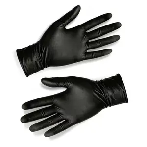50/100pcs Black PVC Disposable Gloves, Latex-Free Kitchen Cleaning Gloves for Dishwashing, Home Kitchen Cleaning Gloves (S/M/L/XL)