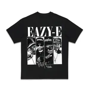 Eazy-E Compton Kings Vintage Graphic Rap T-Shirt – Classic Gangsta Rap Fan Tee