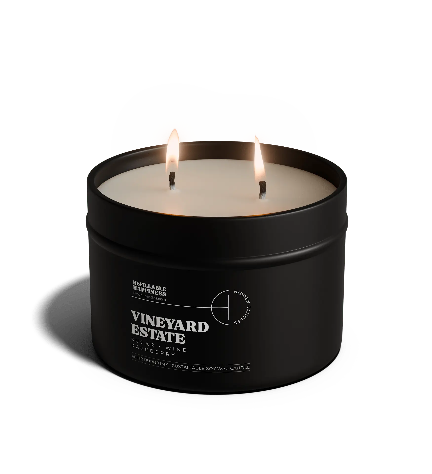 Vineyard Estate Candle 10.6 oz – Red Wine, Raspberry & Vanilla Sugar