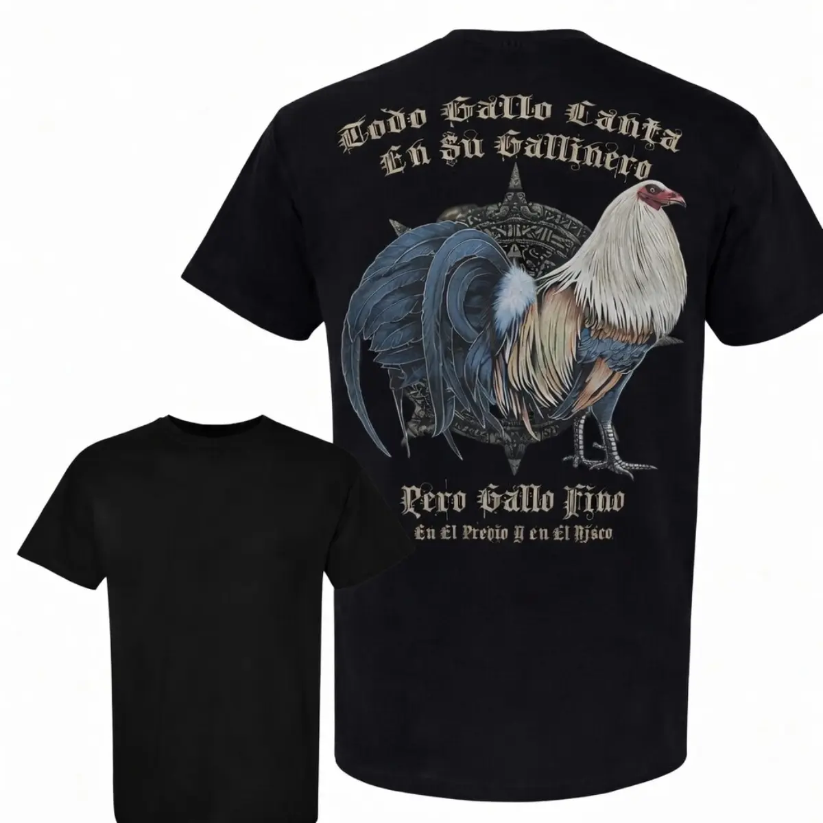 Rooster Aztec Shirt, Graphic GalloTee, Spanish Quote Shirt, Casual Streetwear Unisex Top, Vintage Mexican Streetwear Unisex Shirt, Men's Flash Deals, Built For Rooster Lovers