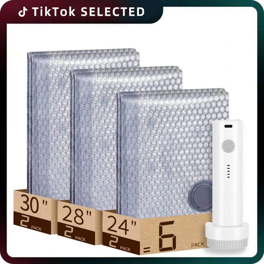 6 Bags+Rechargeable Pump