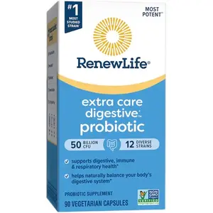 RENEW LIFE Extra Care 50 Billion 90 capsules probiotic  Supplement