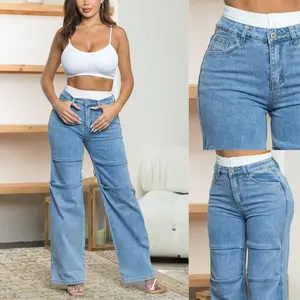 Double Waist Denim Jeans