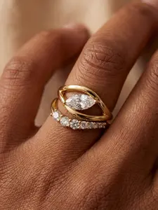 1 PC Stackable Mix & Match, Solitaire Stackable Rings, Zircon Ring Set for Women Fashion Jewelry for Daily, Festival Party Decor Engagement Eternity Band Ring Ladies Anniversary, Valentine's Day Gift for Her