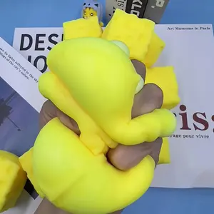 Stress Relief Cheese Block Toy, Slow Rebound Soft Squeeze Toy, Food Shape Stress Reliever, Perfect for Birthday, Christmas, Party Gifts