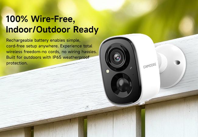 【2026 Big SALES】CINMOORE Outdoor/Indoor Magnetic wireless Camera 2.5K free install Smart Garage 2.4G WI-FI Security Camera – HD Video, Night Vision, Motion Detection, Magnetic, Wi-Fi, Two-Way Audio, Smartphone Control Lens 【2026 Big SALES】CINMOORE Outdoor/Indoor Magnetic wireless Camera 2.5K free install Smart Garage 2.4G WI-FI Security Camera – HD Video, Night Vision, Motion Detection, Magnetic, Wi-Fi, Two-Way Audio, Smartphone Control Lens