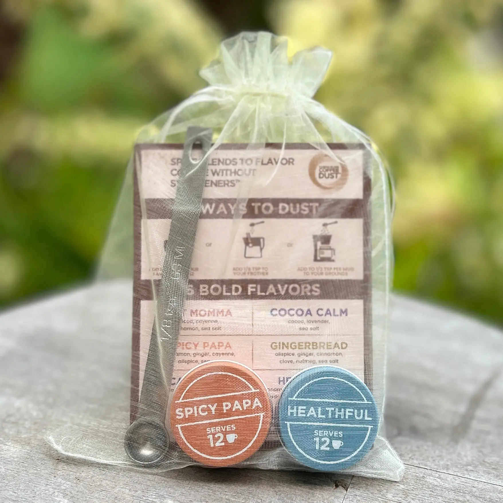 Sampler Surprise - 24 Servings (2 Flavors) of Coffee Dust for the Ultimate Party Pleaser & Perfect Gift