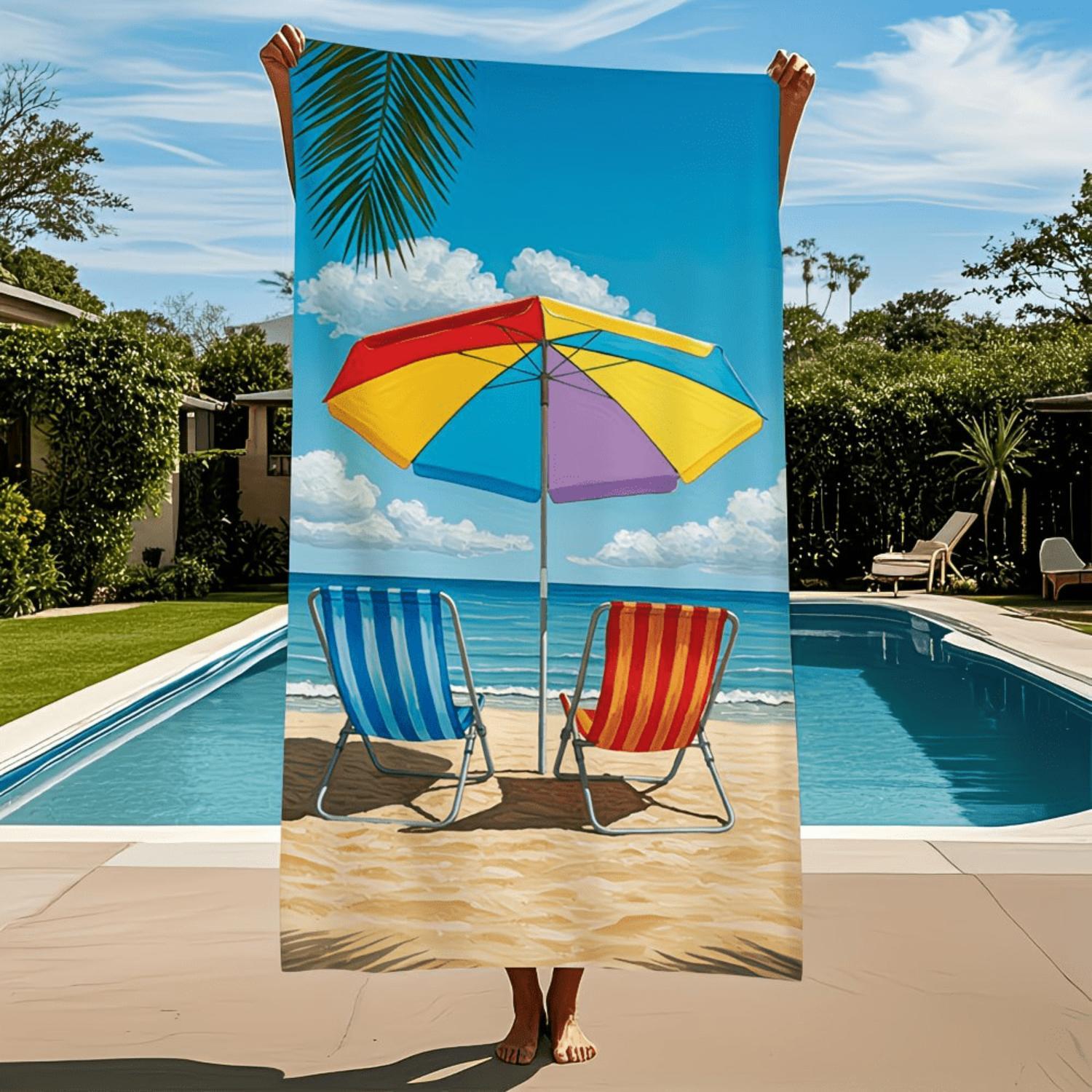 Portable folding beach towel Beach loungers Stay away from stickiness