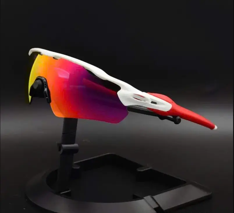 Oakley Premium Wraparound Sports Sunglasses, UV400 Protection Cycling Running Driving Outdoor Eyewear for Men and Women, Lightweight Performance Sun Glasses