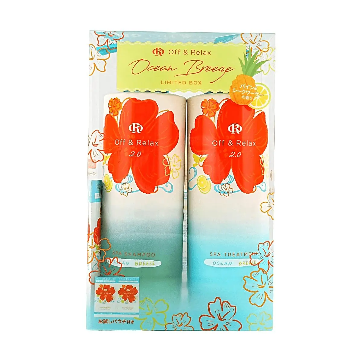 OFF&RELAX Japan 2.0 OR SPA Shampoo & Conditioner Set - Ocean Breeze Limited Edition 460ml+460ml